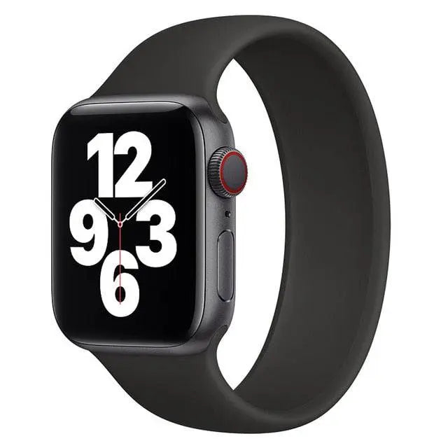 Apple Watch SE Series 1/2/3/4/5/6 Elastic Stretch No Buckle Silicone Loop Band - Avontic