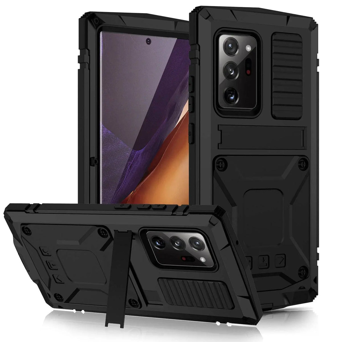 360 Full Metal Aluminum Armor Case For Samsung Galaxy Note 20 Note 20 Ultra 5G Phone - Avontic