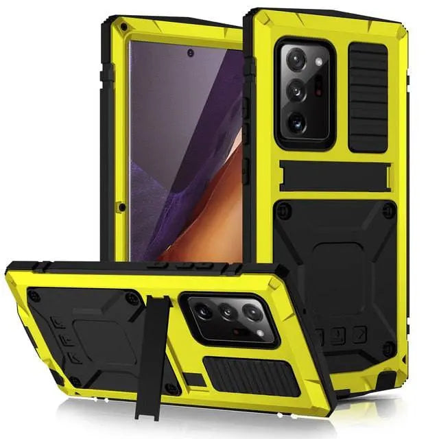 360 Full Metal Aluminum Armor Case For Samsung Galaxy Note 20 Note 20 Ultra 5G Phone - Avontic