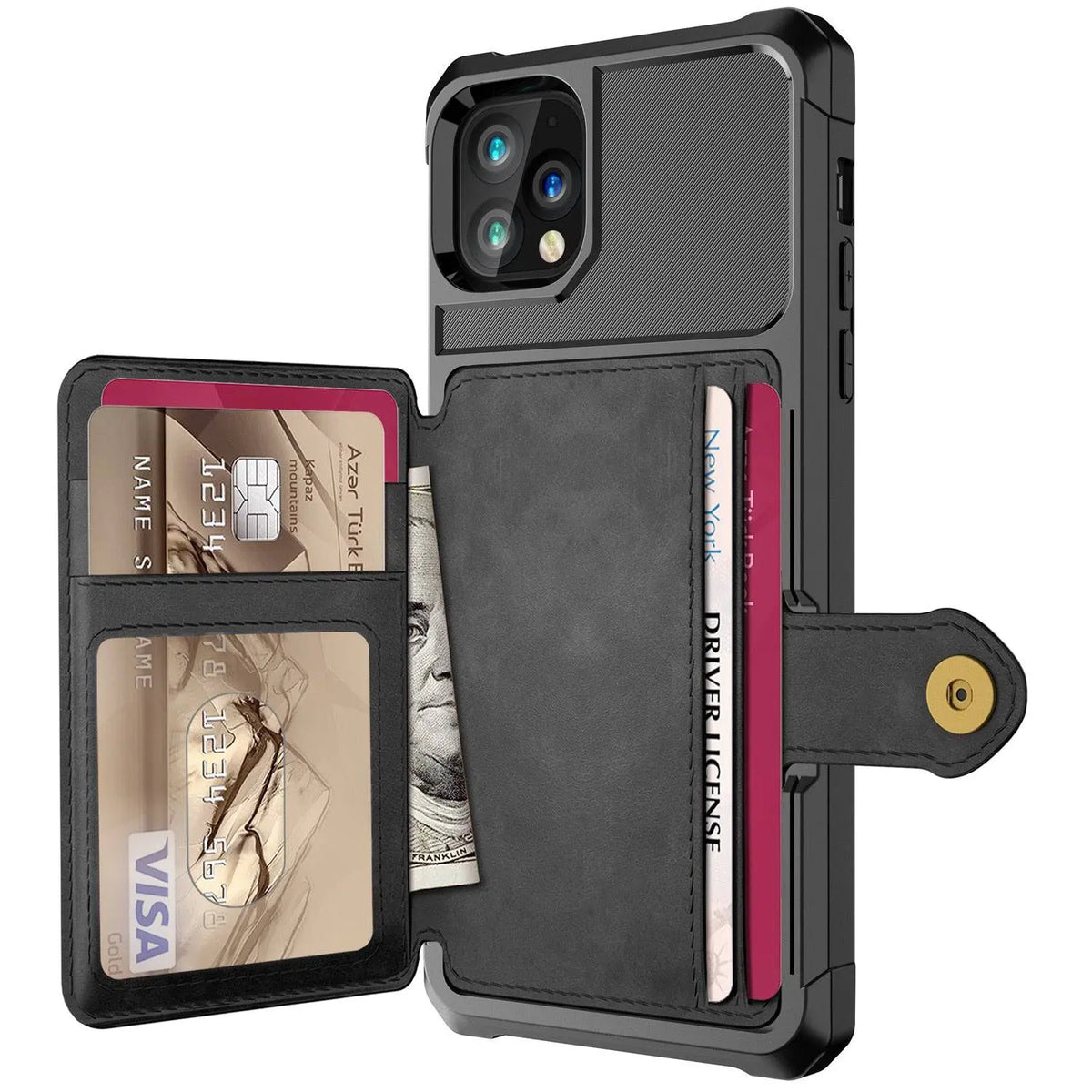 Premiere Leather Wallet Case For Apple iPhone 12/12 Mini/12 Pro/12 Pro Max - Avontic