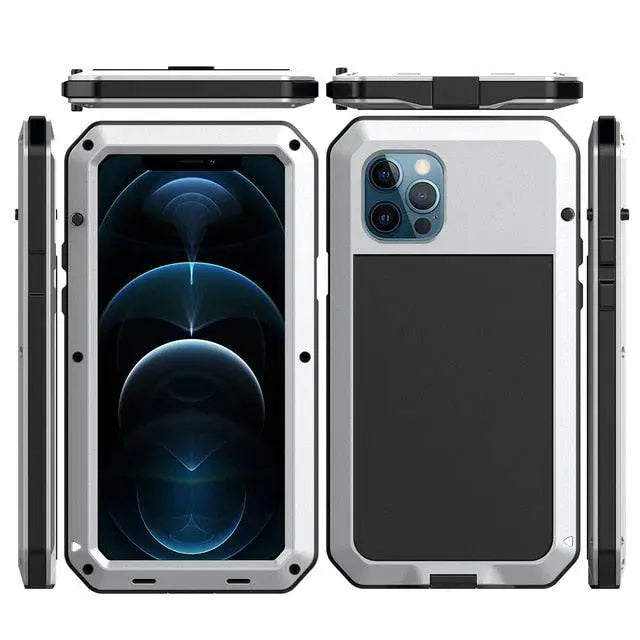 Full Protective Military Grade Kickstand Waterproof Case For iPhone 12 Pro Max Mini - Avontic