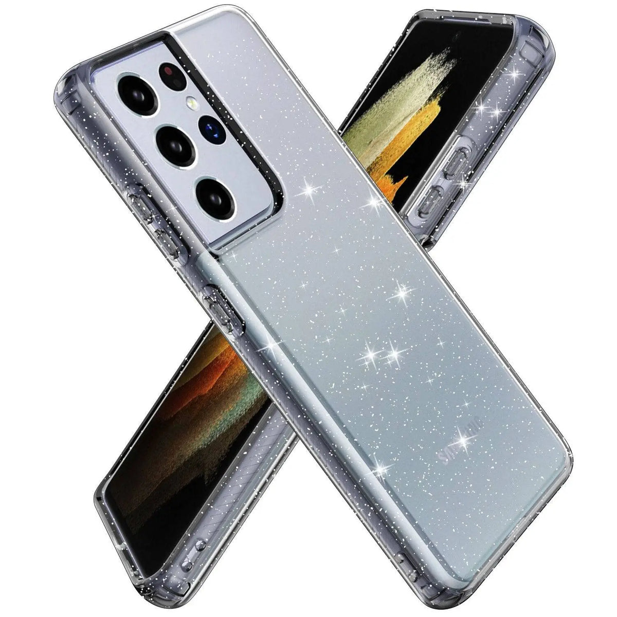 Diamond Bling Silicone Case For Samsung Galaxy S21 Ultra / S21 Plus - Avontic