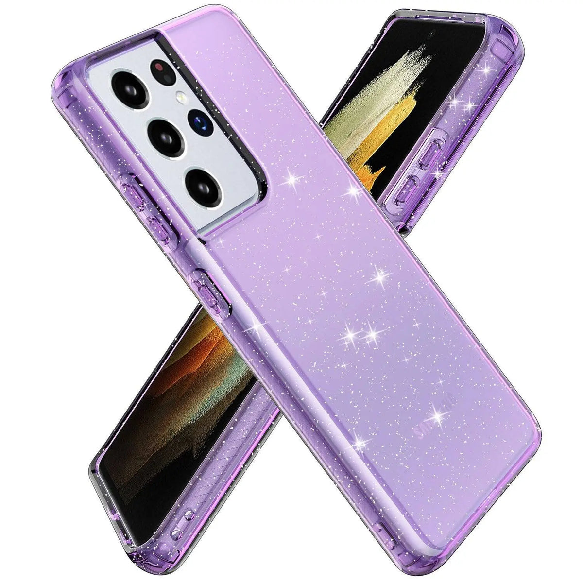 Diamond Bling Silicone Case For Samsung Galaxy S21 Ultra / S21 Plus - Avontic