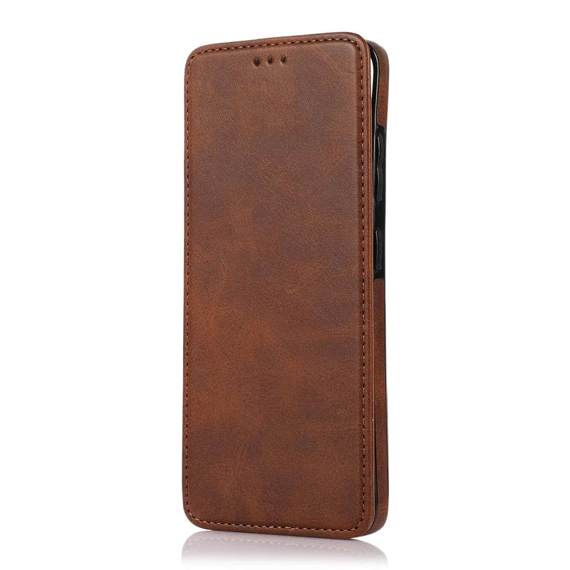 Premium Leather Flip Case For Samsung Galaxy S21 S20 Ultra Plus Note Note 20 Ultra - Avontic