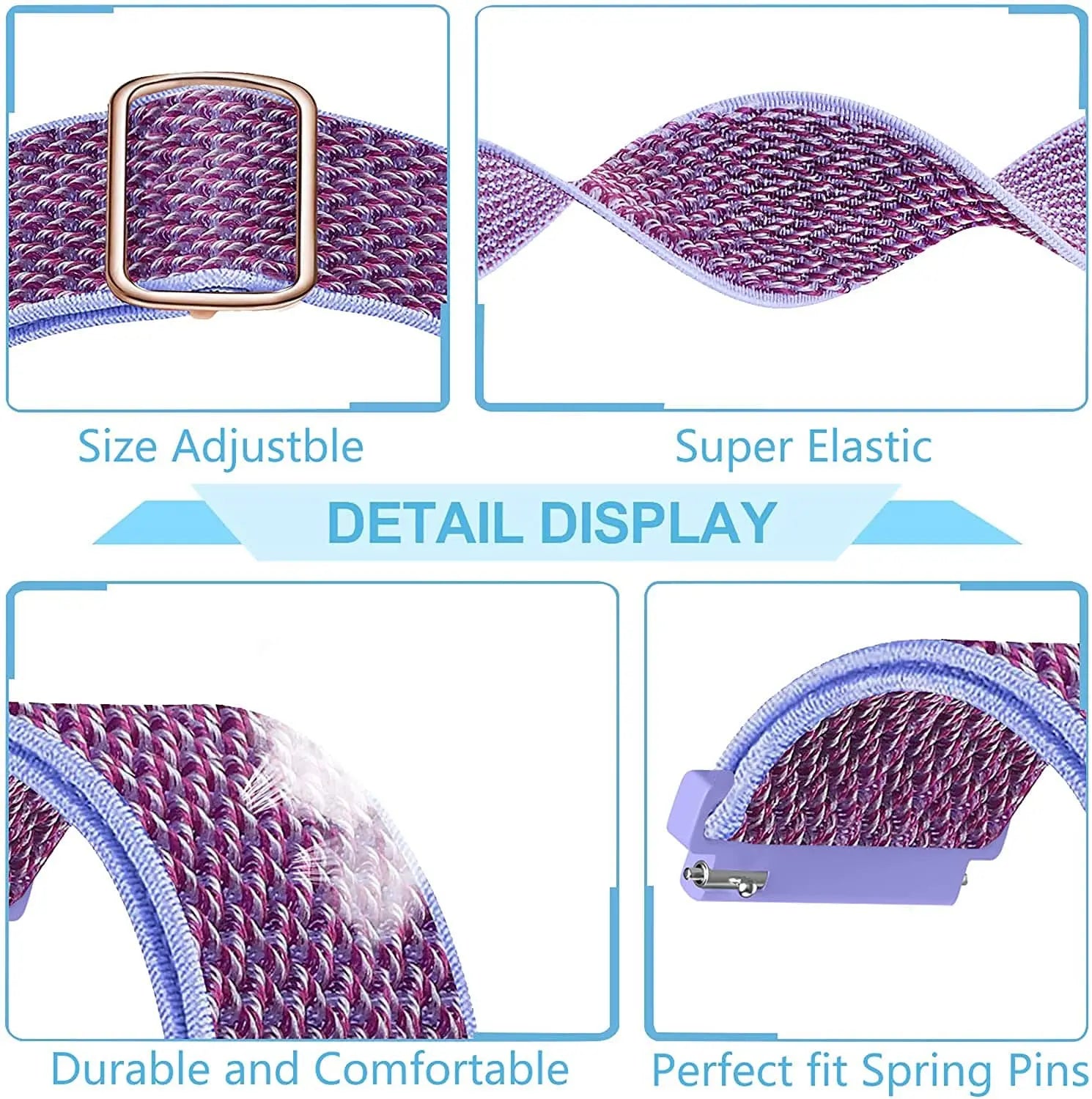 Nylon Loop Band For Samsung Galaxy Watch 4 - Pinnacle Luxuries