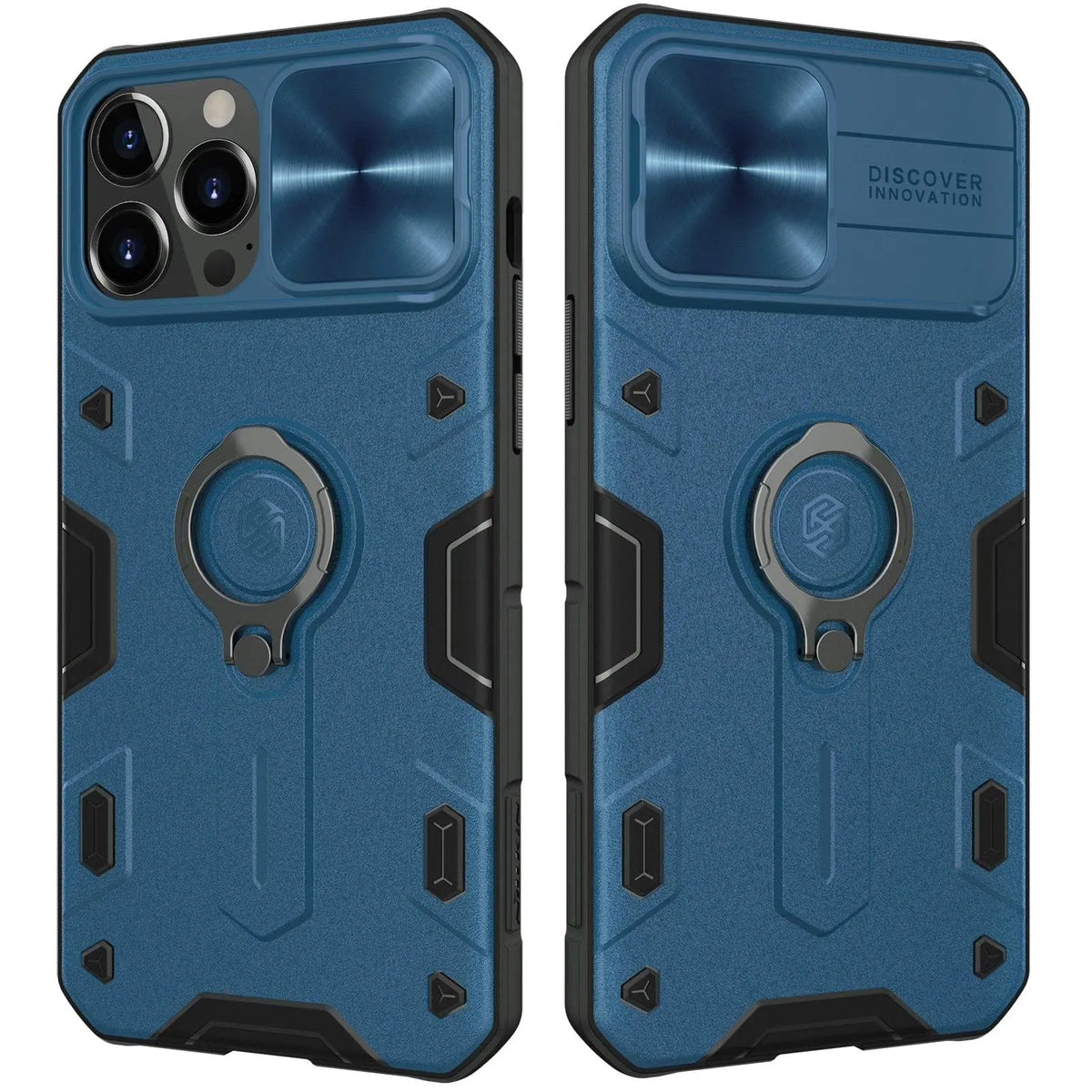 Ultimate Ring Stand Lens Protection Case For iPhone 13 / 13 Pro / 13 Pro Max / 13 Mini - Avontic