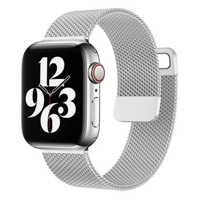 Premium Steel Mesh Loop Band For Apple Watch Series 7 - Avontic