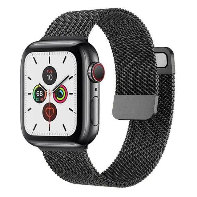 Premium Steel Mesh Loop Band For Apple Watch Series 7 - Pinnacle Luxuries