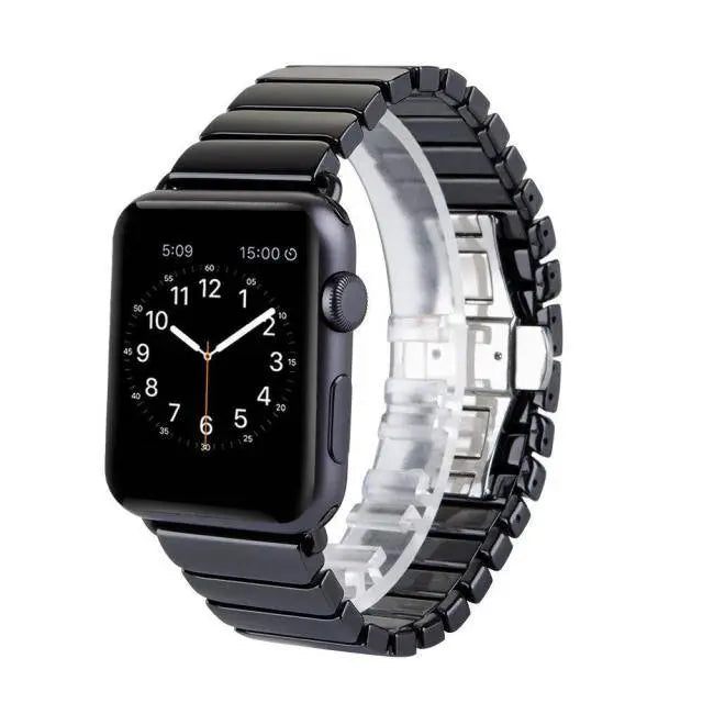 Custom Ceramic Link Band For Apple Watch Series 7 - Avontic