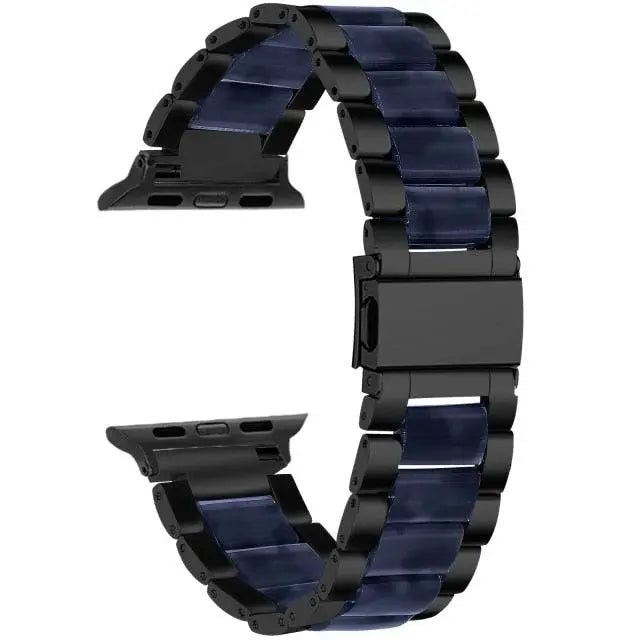 Stainless Steel Resin Band For Apple Watch Series 7 - Avontic