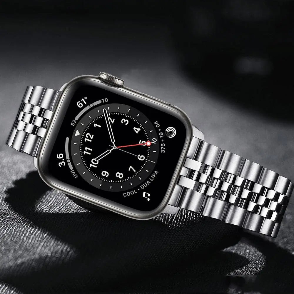 Vintage Steel Band For Apple Watch Series 7 - Pinnacle Luxuries