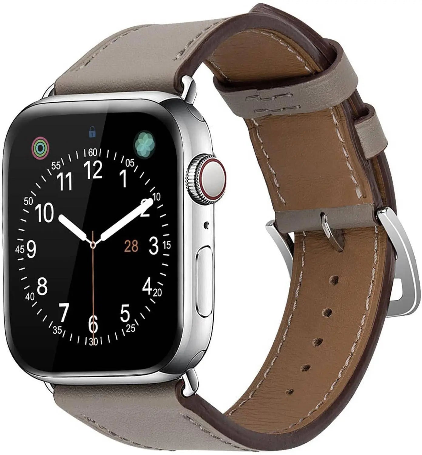 Vintage Genuine Leather Band For Apple Watch Series 7 41mm 45mm - Pinnacle Luxuries