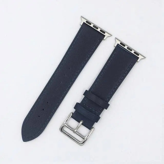 Vintage Genuine Leather Band For Apple Watch Series 7 41mm 45mm - Pinnacle Luxuries