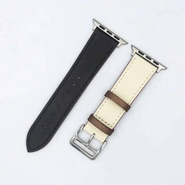 Vintage Genuine Leather Band For Apple Watch Series 7 41mm 45mm - Pinnacle Luxuries