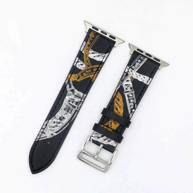 Vintage Genuine Leather Band For Apple Watch Series 7 41mm 45mm - Pinnacle Luxuries