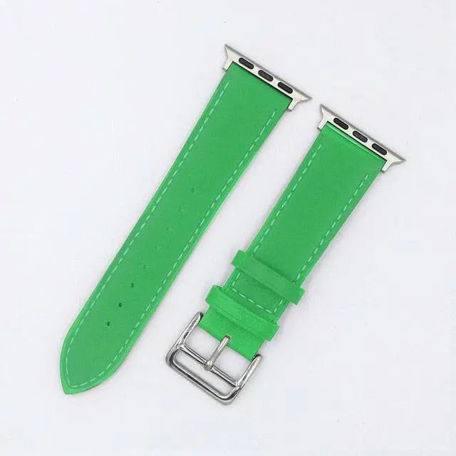 Vintage Genuine Leather Band For Apple Watch Series 7 41mm 45mm - Pinnacle Luxuries