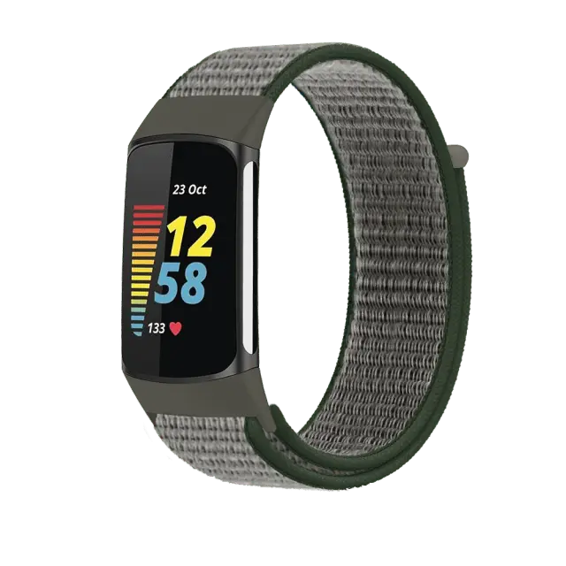 Nylon Sweat Resistant Sport Band For Fitbit Charge 5 - Pinnacle Luxuries