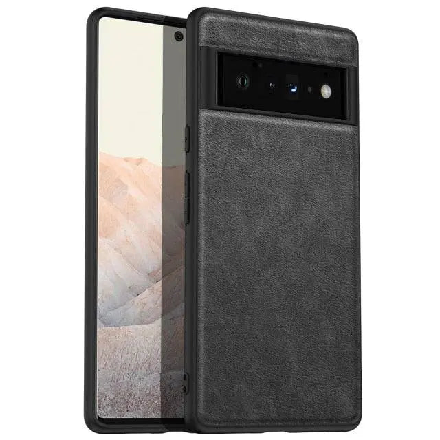 Gentleman Business Leather Case For Google Pixel 6 Pro - Avontic