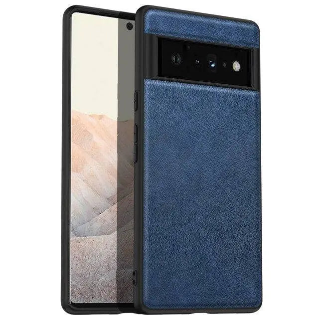 Gentleman Business Leather Case For Google Pixel 6 Pro - Avontic
