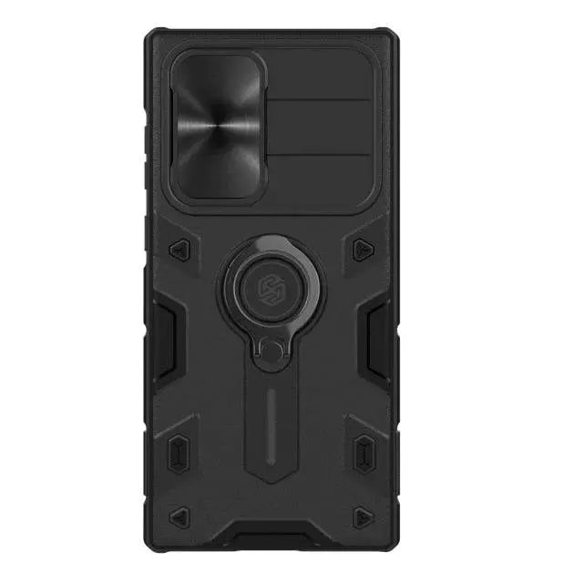 Ultimate Ring Stand Lens Protection Case For Samsung Galaxy S22 Ultra - Avontic