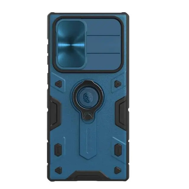 Ultimate Ring Stand Lens Protection Case For Samsung Galaxy S22 Ultra - Pinnacle Luxuries