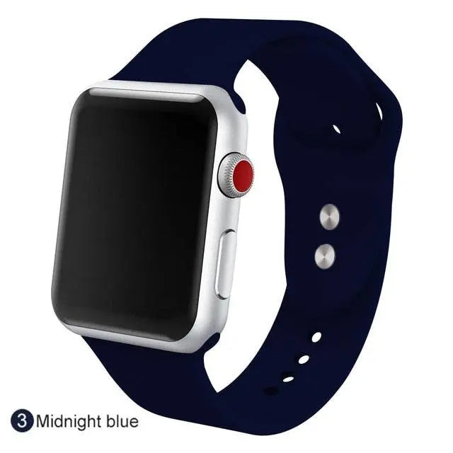 Pinnacle Sport Fitness Silicone Apple Watch Band - Pinnacle Luxuries