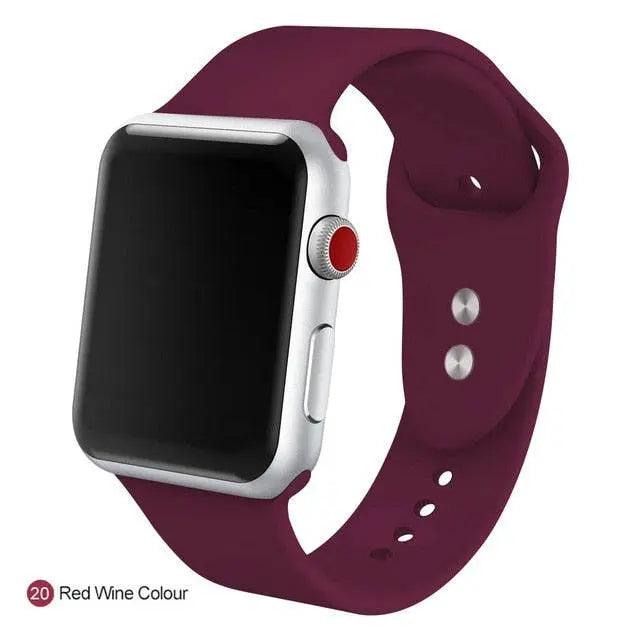 Pinnacle Sport Fitness Silicone Apple Watch Band - Pinnacle Luxuries