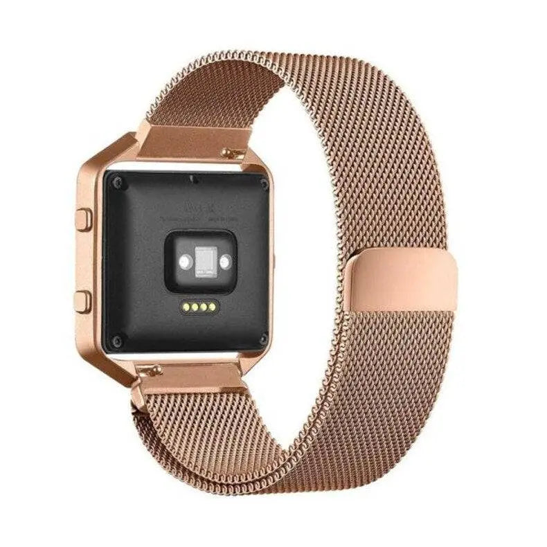 Fitbit Blaze Prestige Stainless Steel Mesh Loop Band - Pinnacle Luxuries