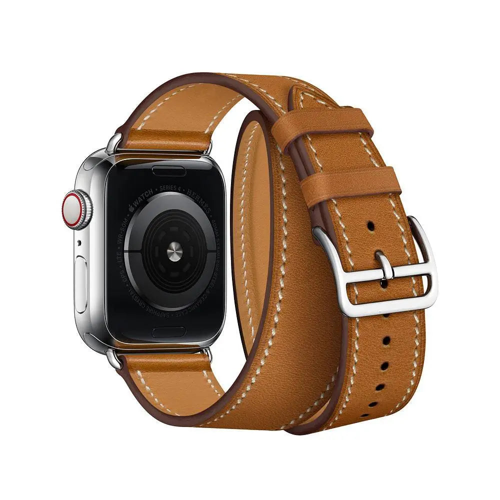 Elegance Leather Apple Watch Band - Pinnacle Luxuries