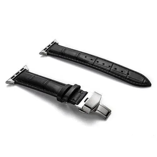 Genuine Cowhide Leather Apple Watch Band - Pinnacle Luxuries