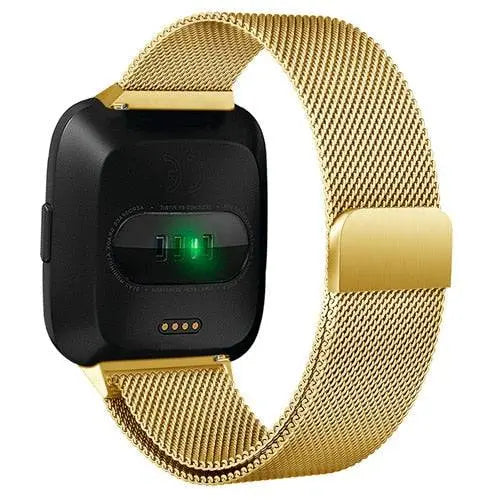 Fitbit Versa Prestige Stainless Steel Mesh Loop Band - Avontic