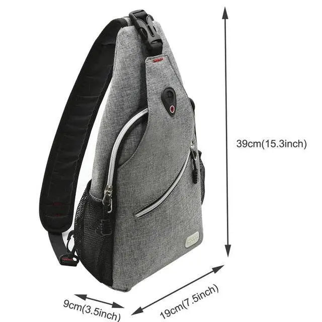 Shoulder Sling Laptop Backpack Travel Bag - Pinnacle Luxuries