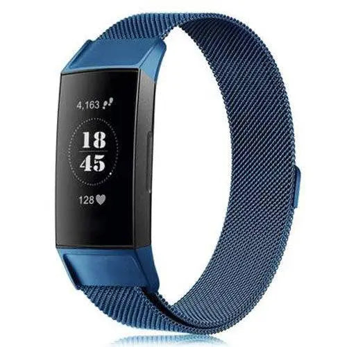 Fitbit Charge 3 & 4 Prestige Stainless Steel Mesh Loop Band - Avontic