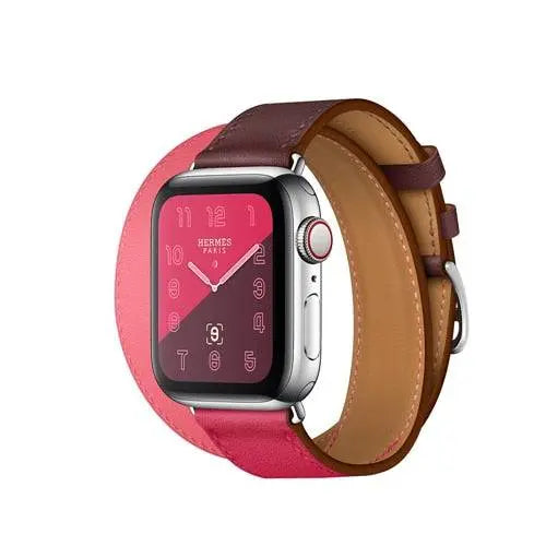 Elegance Leather Apple Watch Band - Pinnacle Luxuries