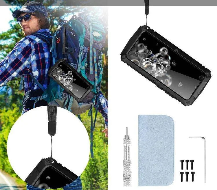 iPhone 11 Case 360 Full Military Grade Metal Aluminum Armor - Pinnacle Luxuries